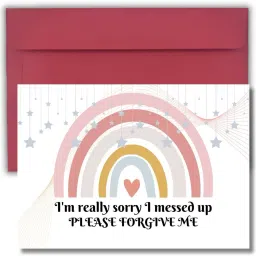 So Sorry Printed Card For All Relations Greeting Card-image-1