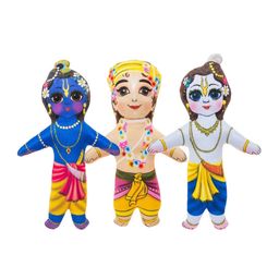 Vrindavanstore.in Set of 3 Microfibre Soft Toys and Dolls-25