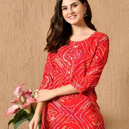 Anouk Rustic Ethnic Motifs Printed Kurti-picture-10