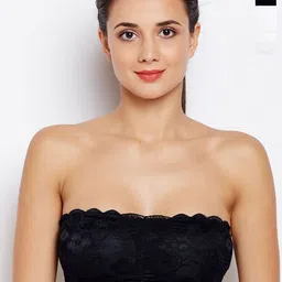 JMT Wear Floral Bandeau Bra Half Coverage-29