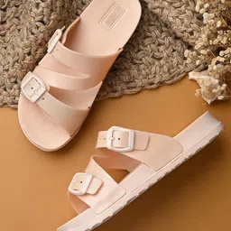 K Footlance Women Open Toe Flats-picture-9