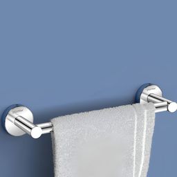 Plantex Silver-Toned Towel Rod-picture-16
