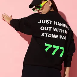 GRIFFEL Women Printed Sweatshirt-image-84