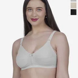 SHYAM SONS FLAIR Pack Of 3 Full Coverage Minimizer Bra-picture-4