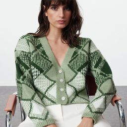 Trendyol Women Printed Cardigan-image-32