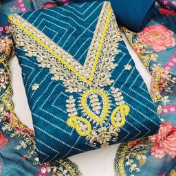 Mitera Embroidered Unstitched Dress Material-image-67