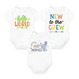 Lillypupp Infants Pack Of 3 Printed Cotton Bodysuits-image-36