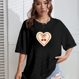 CORSICA Graphic Printed Round Neck Drop Shoulder T-shirt-image-65