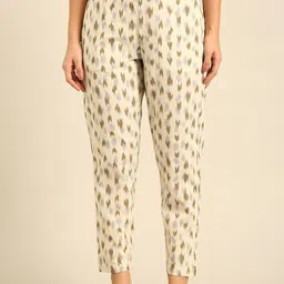 De Moza Women Floral Printed Trousers-image-26