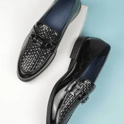 Mochi Men Round-Toe Formal Loafers-picture-34