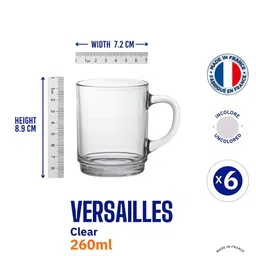 DURALEX Transparent Glass Transparent Core Set of Cups and Mugs image 4