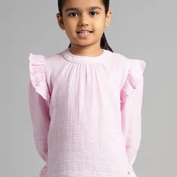 Ed-a-Mamma Flutter Sleeve Cotton Top-image-18
