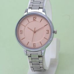 VIRAKTI Women Brass Dial & Stainless Steel Bracelet Style Straps Analogue Watch G-54-CREAM-G-image-93