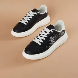 Ginger by Lifestyle Women PU Printed Sneakers-picture-14