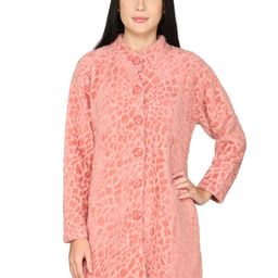 HAUTEMODA Women Animal Printed Woollen Longline Cardigan-image-15