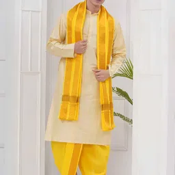 Sethukrishna Men Regular Kurta with Churidar-image-2