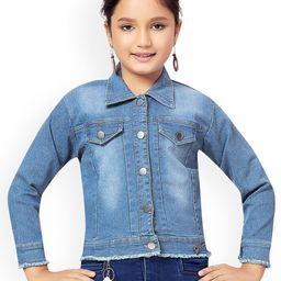 CLOTHIFY Girls Lightweight Denim Jacket-image-58
