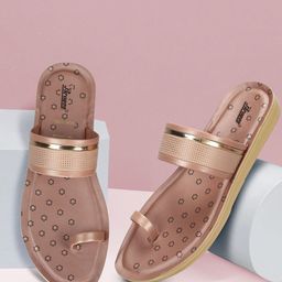 Paragon Printed One Toe Flats-13
