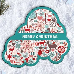 Indigifts Merry Christmas Fridge Magnet-image-27