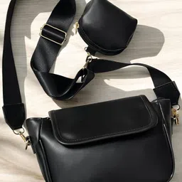 DAISY STAR Textured PU Sling Bag-14