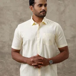 Ramraj Men Slim Fit Casual Shirt-image-94