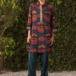 Lakshita Printed Tunic With Trouser Co-ord Set-picture-58