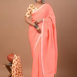 PALLO LATKE Khadi Cotton Saree-image-50