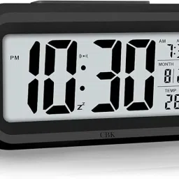 Digital Date & Temperature Alarm Table Clock for Students, Home, Office Clock-picture-25
