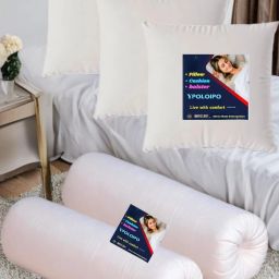 3 Cushion And 2 Bolster Microfibre Abstract Bolster Pack of 5-image-35
