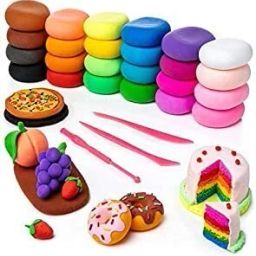 Set Of 24 Colorful Soft Fluffy Foam Creative Art & Craft Air Dry Clay For Kids24-2