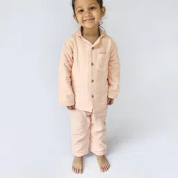 Snuggly Spaces Kids-Unisex Pink Nightdress-image-98