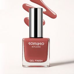 FLiCKA Tomato Gel Finish Nail Polish- 9.9 ml- Shade- 19-image-89