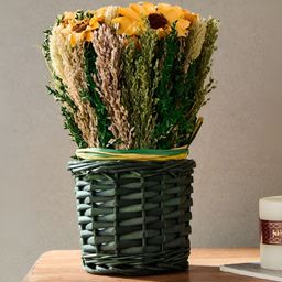 Fabindia Yellow & Brown Sughandh Dried Flowers-image-23