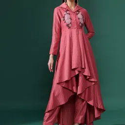AAKAAR Embellished Tunic & Trousers Co-Ord Set-image-19
