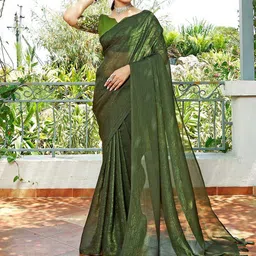 K 5 Fashion Women Embellished Pure Chiffon Saree-image-68