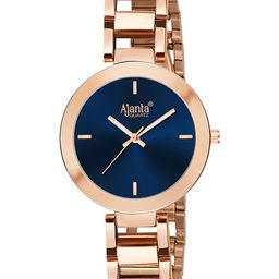 Ajanta Quartz Women Dial & Bracelet Style Straps Reset Time Analogue Watch AWC043MSL BR R-52