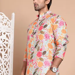 Anouk Men Floral Printed Floral Kurta-picture-52