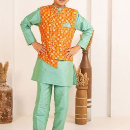 Jilmil Boys Kurta with Trousers-15