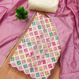 KALINI Printed Unstitched Dress Material-image-46