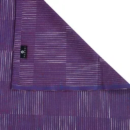 Arrabi 6-Pcs Purple & White Printed Cotton Diwan Set image 4