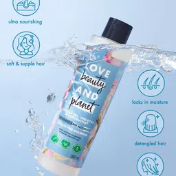 Love Beauty & Planet Set of Hydrate Nourish Shampoo & Hair Mask - 200 ml each image 5
