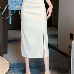 StyleCast Pencil Midi Skirt-image-7