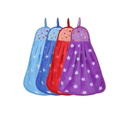 Kuber Industries Set Of 4 Assorted Printed 110 GSM Super Absorbent Pure Cotton Bath Towels-5