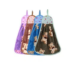 Kuber Industries Set Of 4 Assorted 110 GSM Super Absorbent Cotton Bath Towels-4