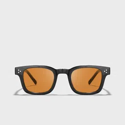SAM & MARSHALL Unisex Square Sunglasses with UV Protected Lens KUN_CORAL_2943 image 4