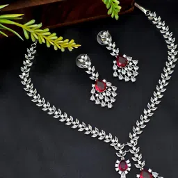 Talish Silver-Plated Brass Jewellery Set-picture-24