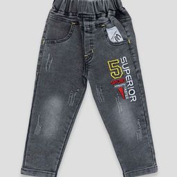 YK X JUST KiDDiNG Boys Light Fade Printed Jeans-picture-37