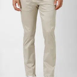V Dot Men Slim Fit Trousers-image-9