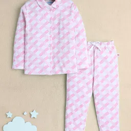 BUMZEE Girls Checked Printed Night suit new-image-21
