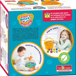 toymate Kiddy's Basket-Hammering Fun & Shape Sorting Basket 2 in 1 Combo Game image 2